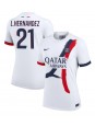 Zenske Futbalové oblečenie Paris Saint-Germain Lucas Hernandez #21 2024-25 Krátky Rukáv - Preč